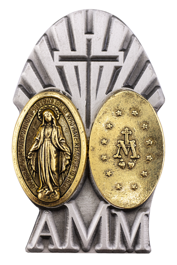 Miraculous Medal Visor Clip