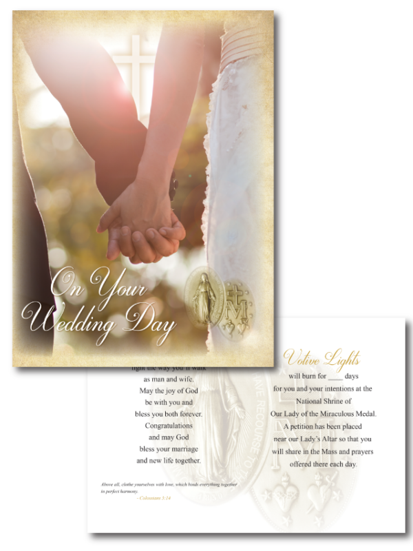 Wedding Votive Light Card