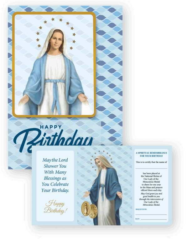 Birthday Wishes Spiritual Remembrance Card