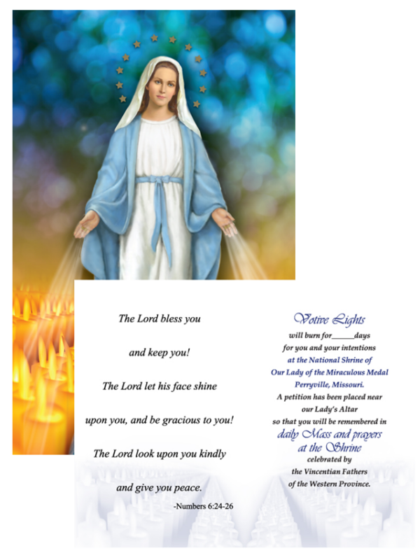 Votive Light Card Votive Light Card