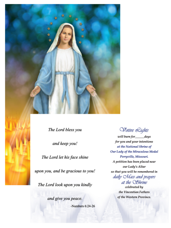 Votive Light Card