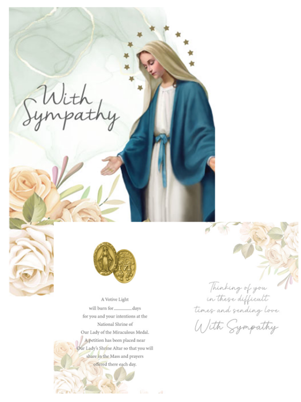 Sympathy Votive Light Card Sympathy Votive Light Card