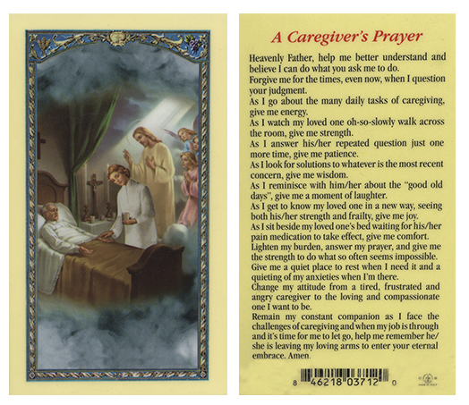 Caregiver's Prayer Card