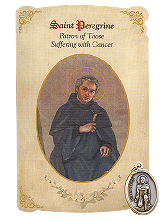 St. Peregrine Prayer Card