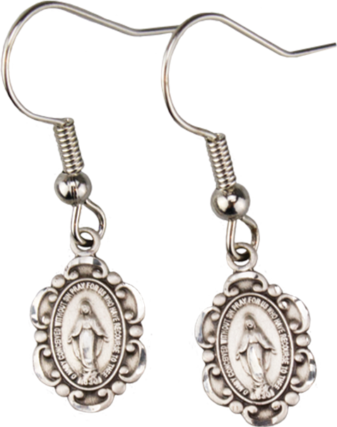 Miraculous Medal Earrings