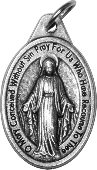Medium Oxidized Miraculous Medals
