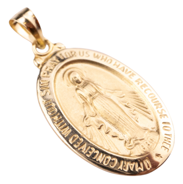 14kt Gold Miraculous Medal