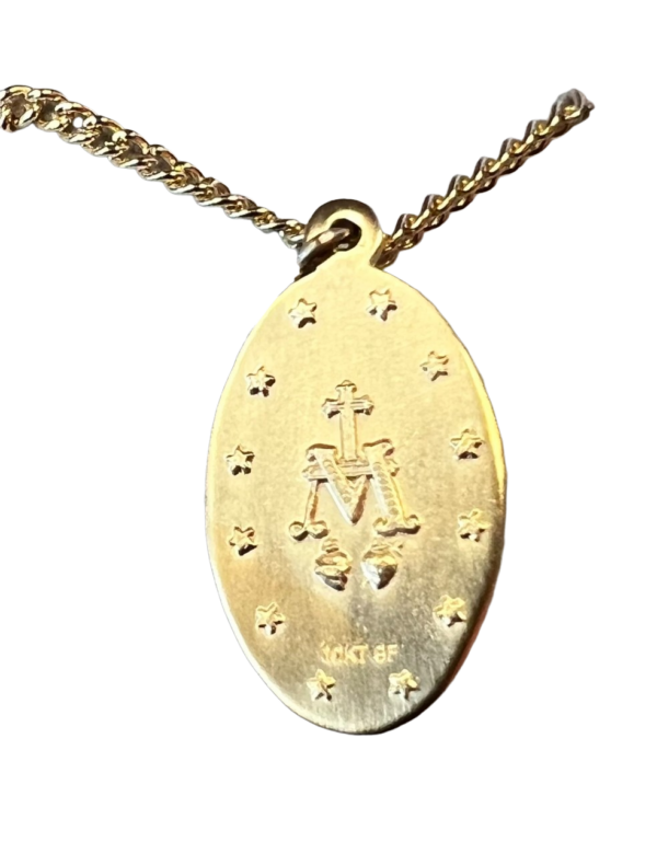 12k gold filled Miraculous Medal - Image 2