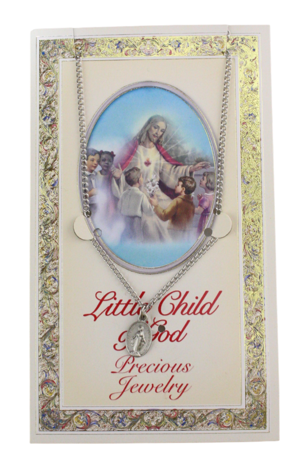 Child's Miraculous Medal and Chain