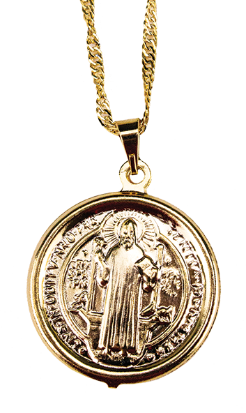 Saint Benedict Medal and Chain