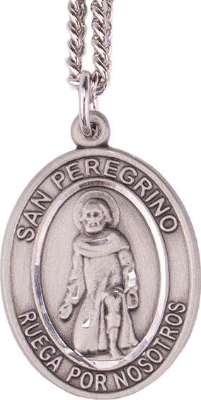 (Spanish item) Saint Peregrine Medal