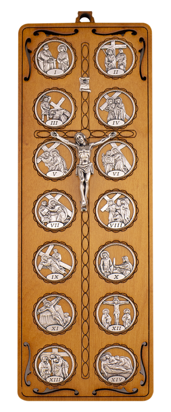 Birch wood Way of the Cross