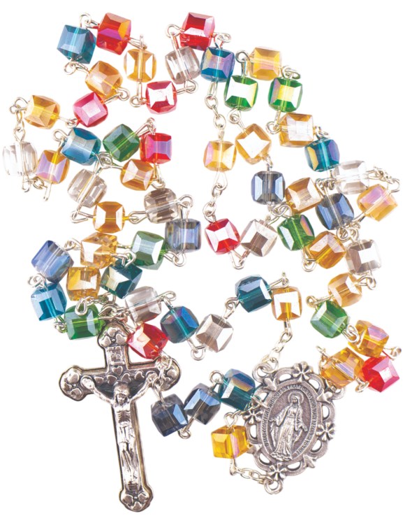Multicolor Genuine Crystal Bead Rosary