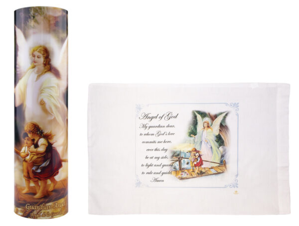 Guardian Angel Pillow Case & LED Candle Guardian Angel Pillow Case & LED Candle