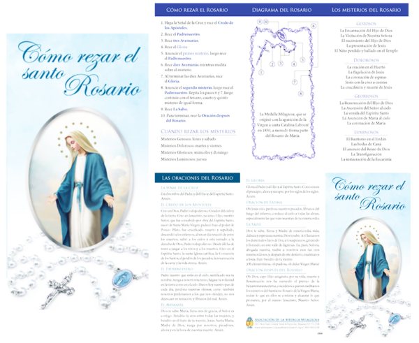 (Spanish item) "How to pray the Holy Rosary"