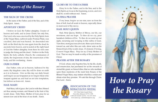 "How to Pray the Rosary" Leaflet - Image 3