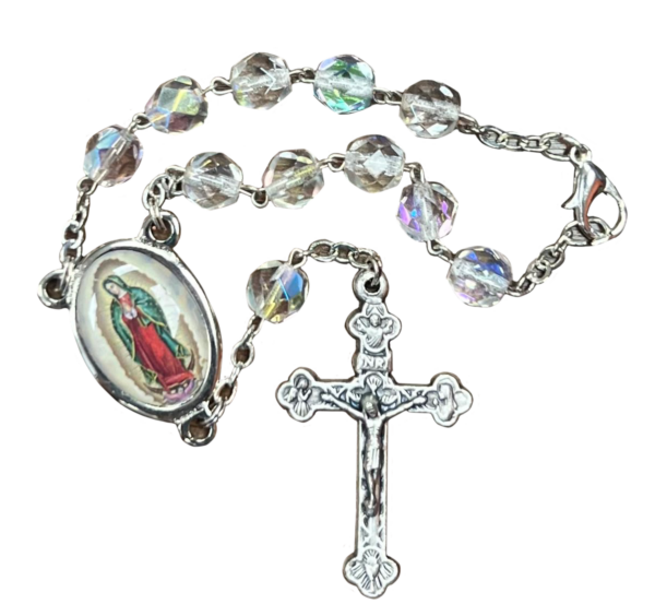 (Spanish item) The painting and rosary of the Virgin of Guadalupe - Image 2