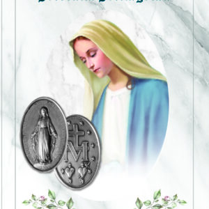 (Spanish item) Miraculous Medal with card