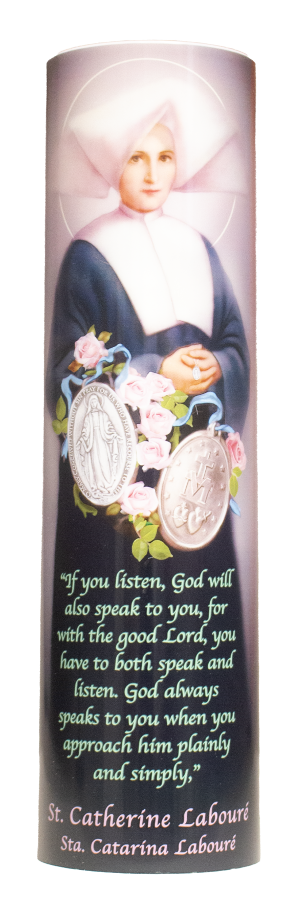 Saint Catherine Labouré LED Candle