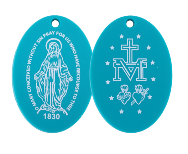 Rubber Miraculous Medal-Large