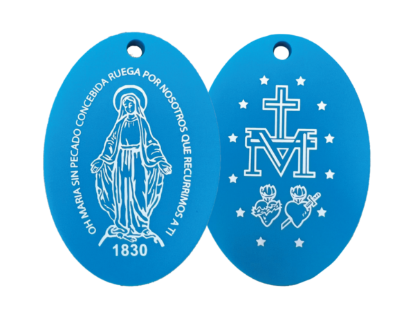 (Spanish item) Medium Rubber Miraculous Medal