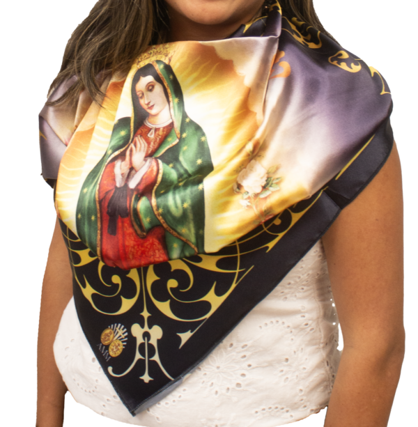 (Spanish item) Our Lady of Guadalupe Scarf