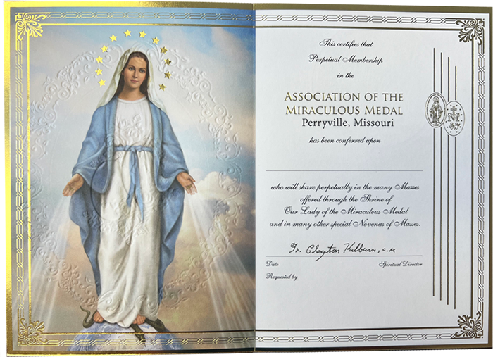 white-perpetual-membership-certificate