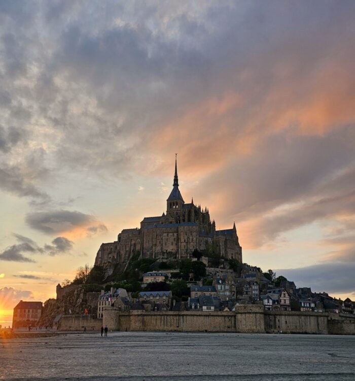 Sunset at Mont St. Michel