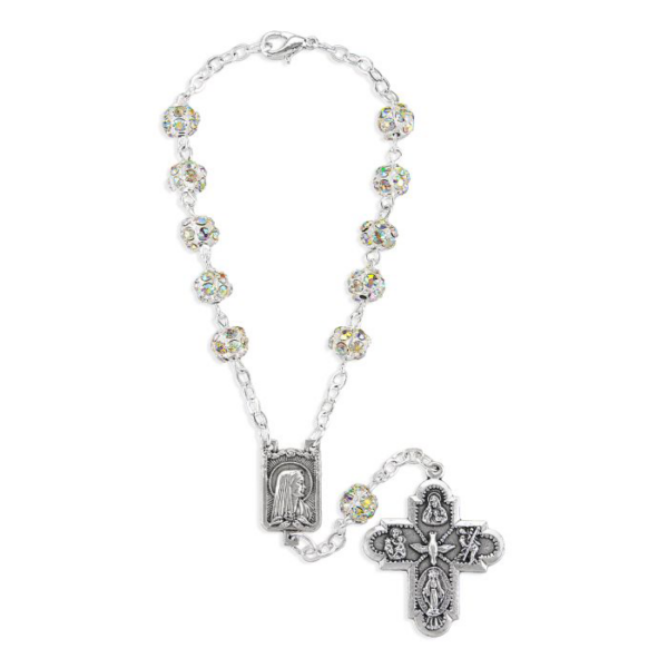 Crystal Auto Rosary