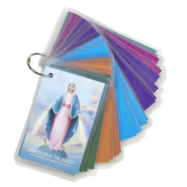 Rosary prayer Card Set