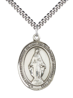 Miraculous Medal and Chain