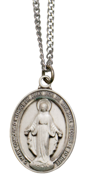 Medium Miraculous Medal and Chain
