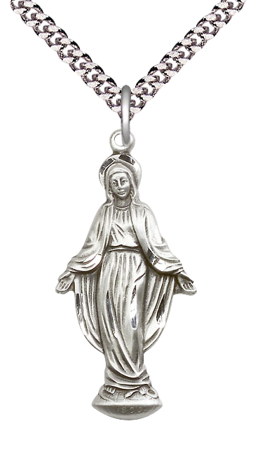 Silver plated brass medal