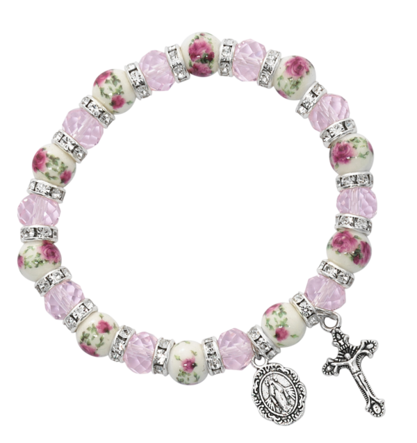 Pink and Ceramic Bracelet