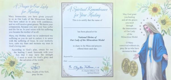 Healing Spiritual Remembrance Card- 2025 - Image 3