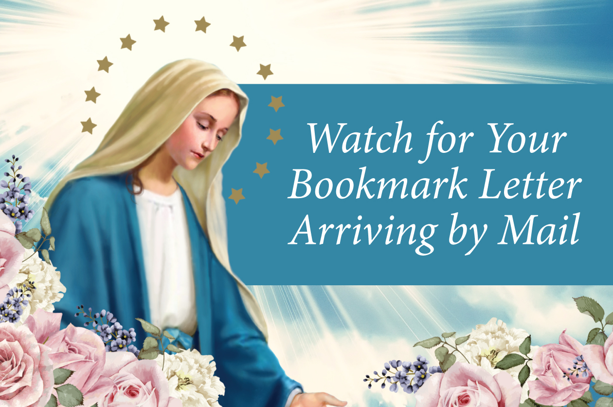 Watch for Your Bookmark Letter Arriving by Mail