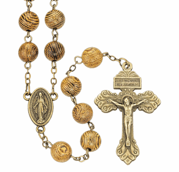 Brown Wood Rosary