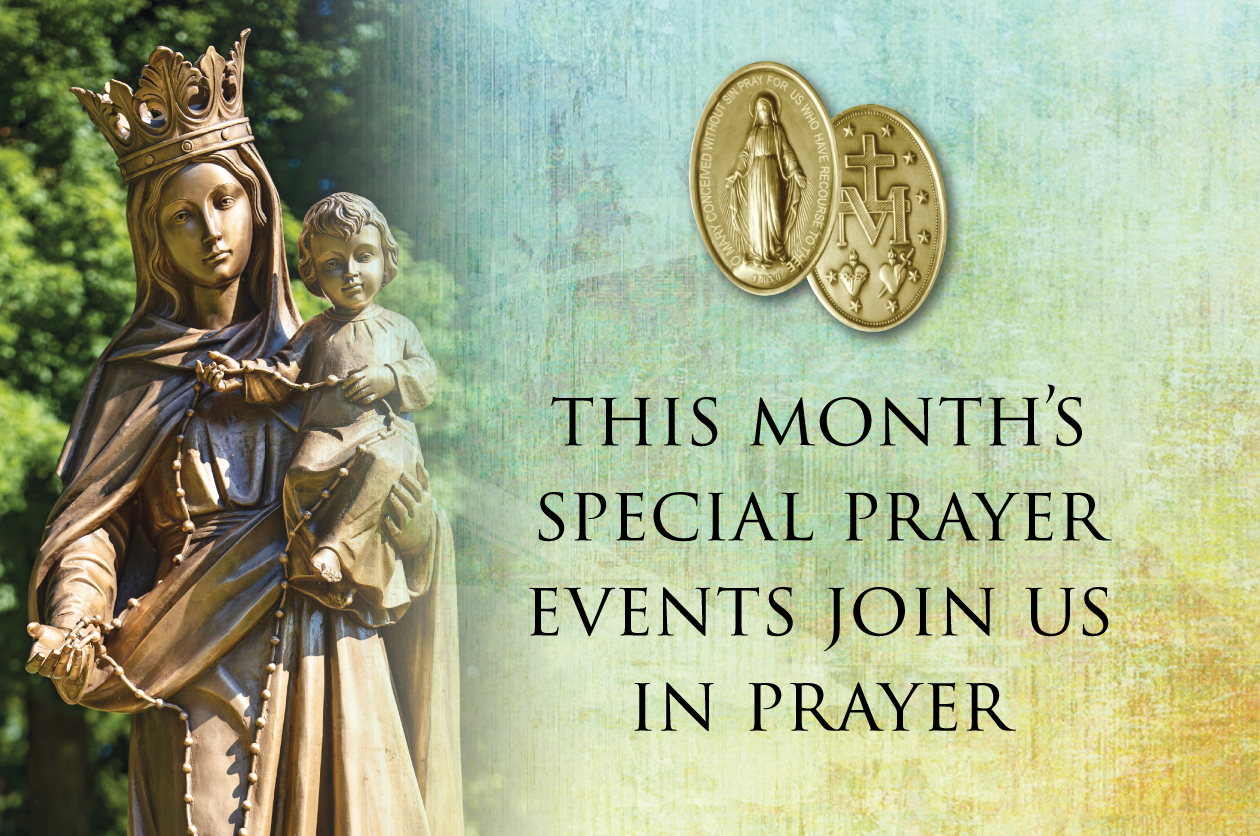 This Month’s Special Prayer Events
