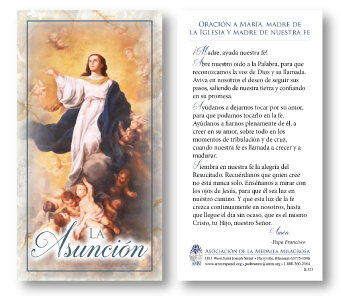 (Spanish) Prayer of Assumption