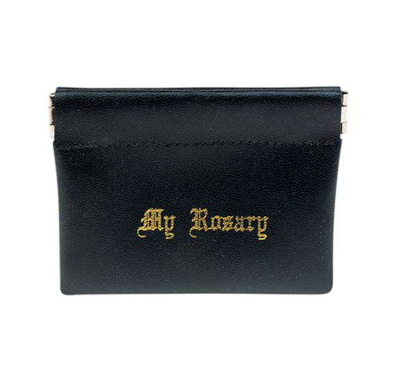 Black Rosary Case