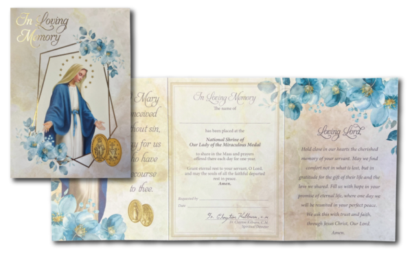 Memorial Card- 2026 Memorial Card- 2026