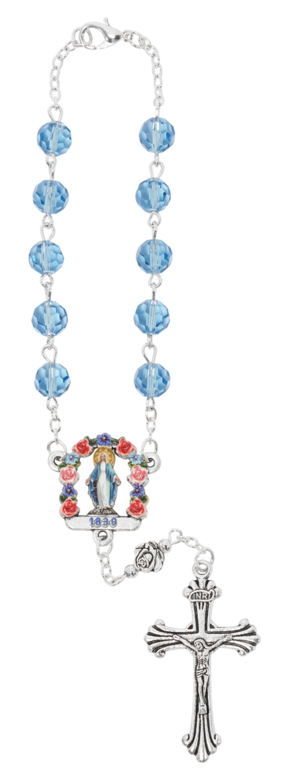 Blue Auto Rosary