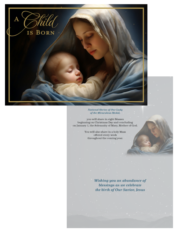 Mother & Baby Christmas Card- 2026 Mother & Baby Christmas Card- 2026