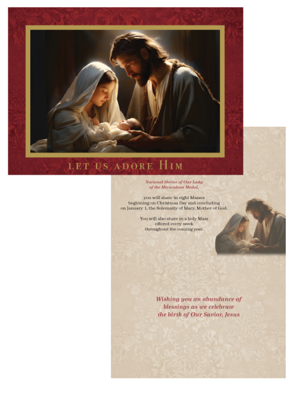 Holy Family Christmas Card- 2026 Holy Family Christmas Card- 2026