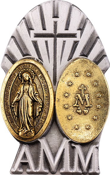 Miraculous Medal Visor Clip