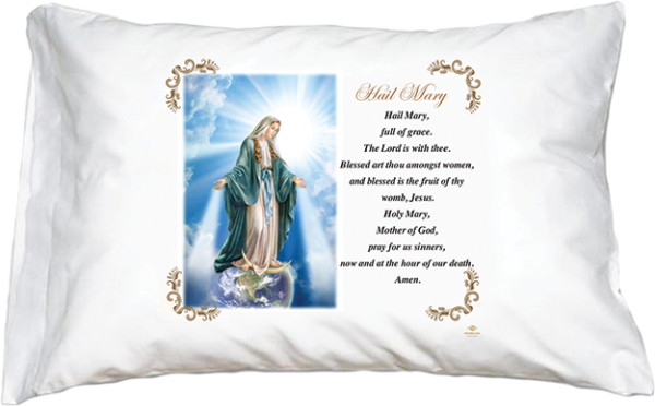 Blessed Mother Pillow Case