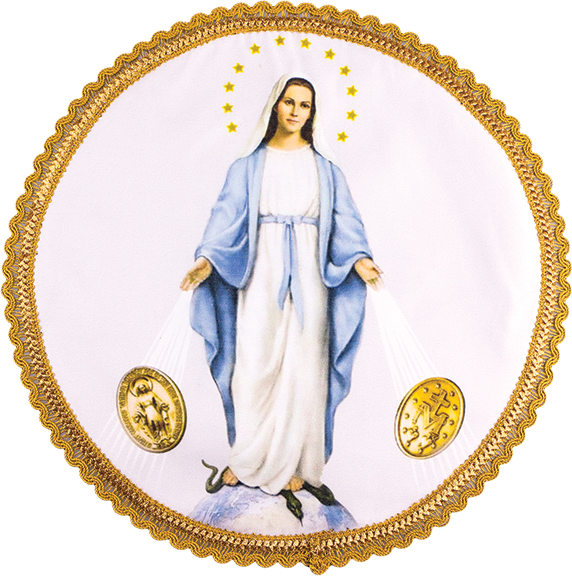 Blessed Mother Doily
