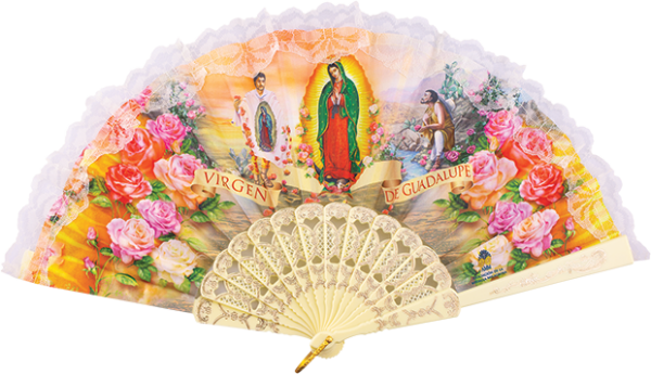 (Spanish item) Guadalupe Fan