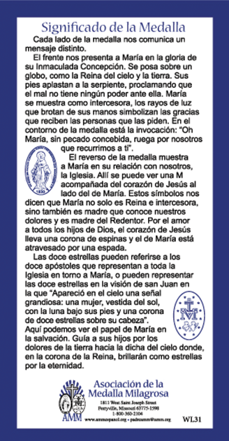 (Spanish item) Meaning and symbolism of the Miraculous Medal